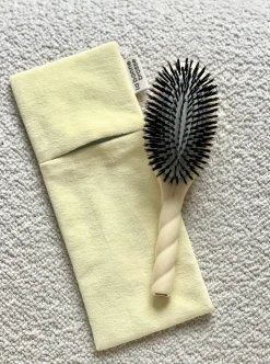 La Bonne Brosse Our Pouches|Our Cair Ritual*‘Large Hair Brush’ Pouch Ivory Cair