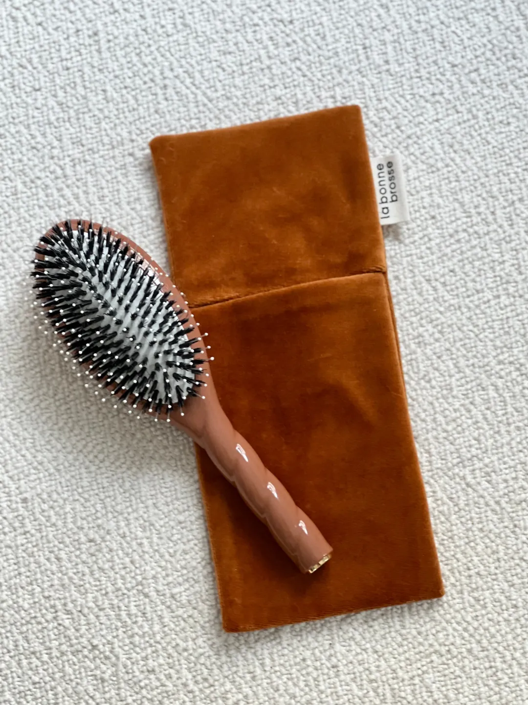 La Bonne Brosse Our Pouches*‘Large Hair Brush’ Pouch Terracotta