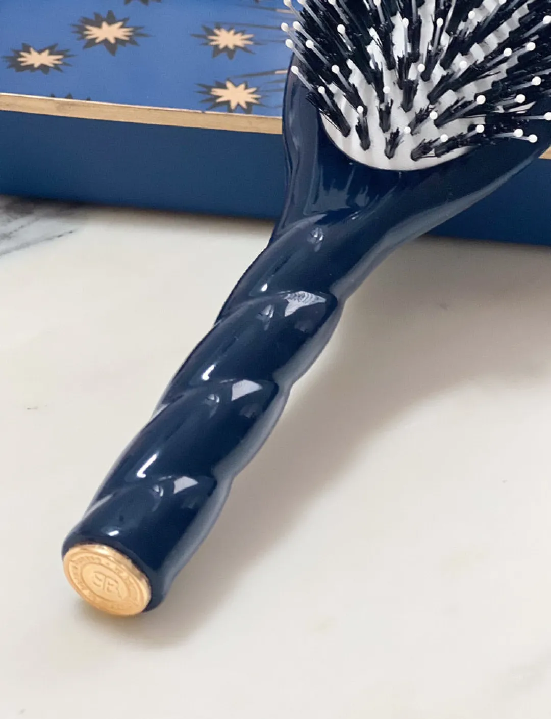 La Bonne Brosse Our Hair Brushes*Limited edition N.03 The Gentle Scalp Care Hair Brush THE ESSENTIAL SOFTNESS Night Blue Constellation