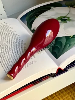La Bonne Brosse Our Hair Brushes|Our Small Brushes*N.02 The Small Care & Detangling Hair Brush THE ESSENTIAL Cherry Red