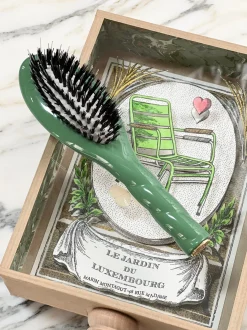 La Bonne Brosse Our Hair Brushes|Our Small Brushes*N.02 The Small Care & Detangling Hair Brush THE ESSENTIAL Almond Green