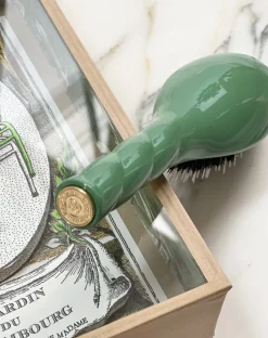 La Bonne Brosse Our Hair Brushes|Our Small Brushes*N.02 The Small Care & Detangling Hair Brush THE ESSENTIAL Almond Green