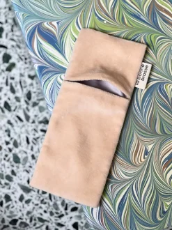 La Bonne Brosse Our Pouches*‘Small Hair Brush’ Pouch White Cream