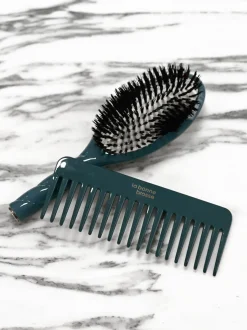 La Bonne Brosse Our Detangling Combs*The Large Detangling Comb in Acetate Blue